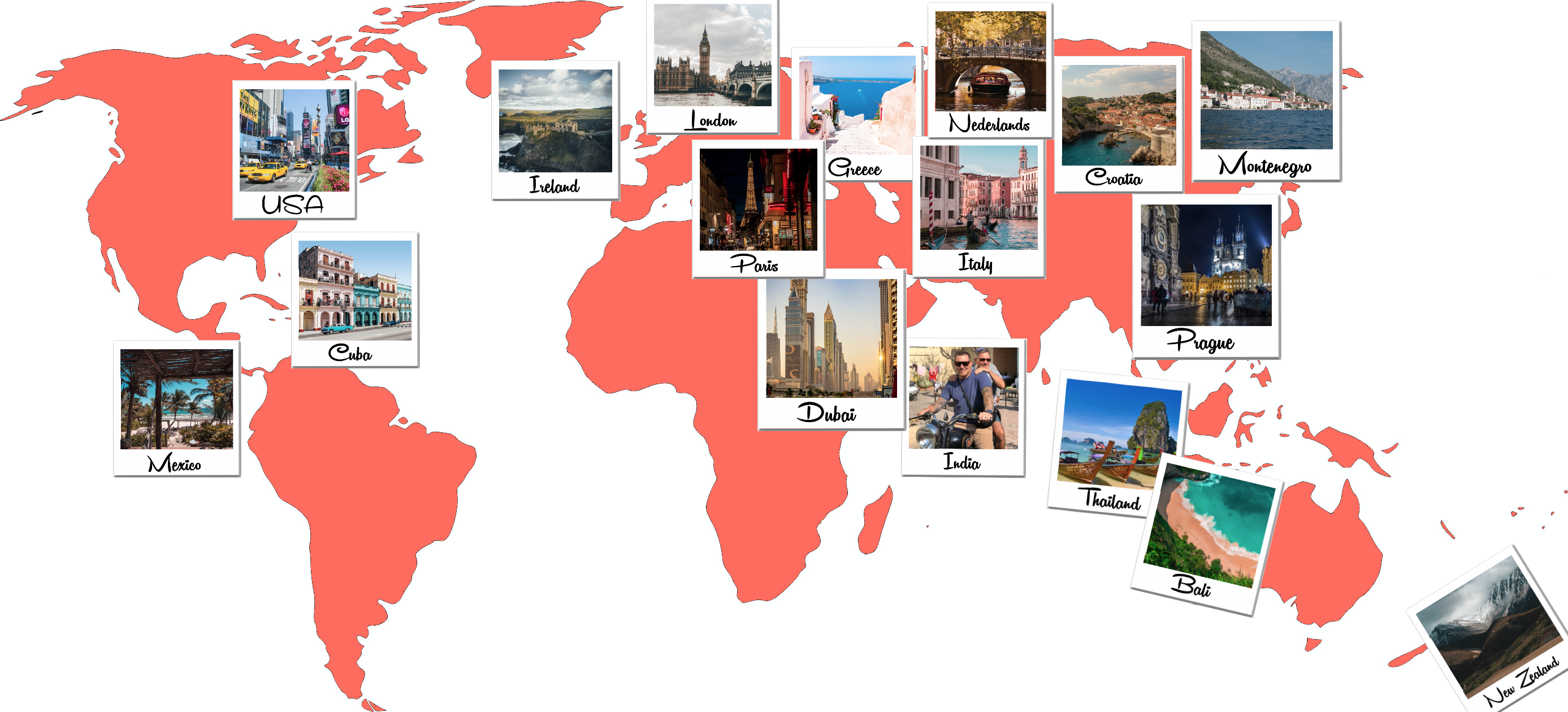 WORLD MAP WITH LAYERS
